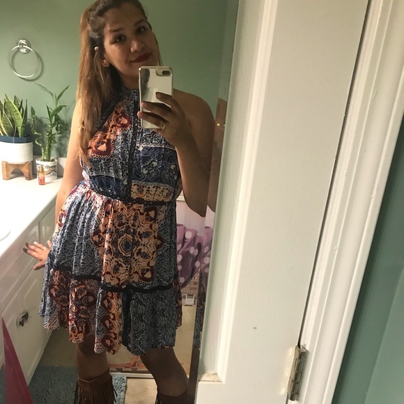 Jaase Dresses & Skirts - Jaase high neck bohemian dress